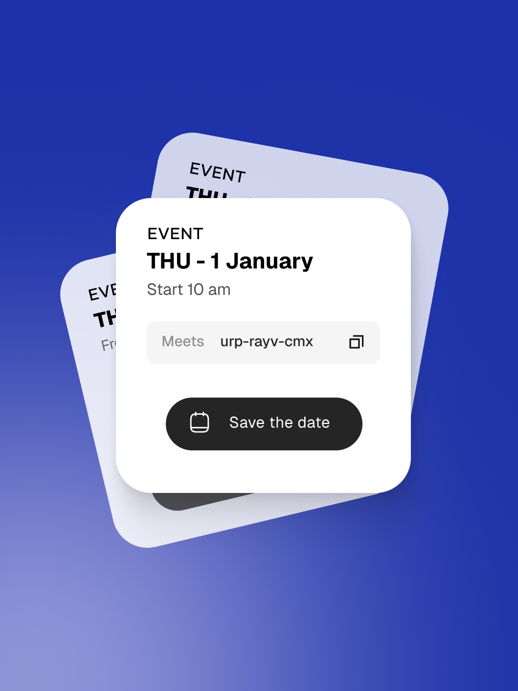 Shared calendar planning preview